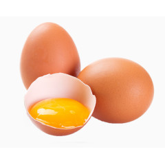 新鲜营养的3个鸡蛋
