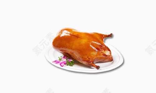 一盘烤鸭