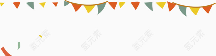 彩旗边框