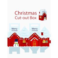 圣诞礼物包装盒设计