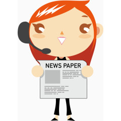 人物咨询客服素材