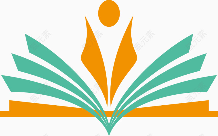书本logo素材设计