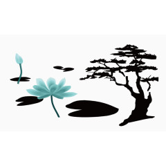 矢量水墨画