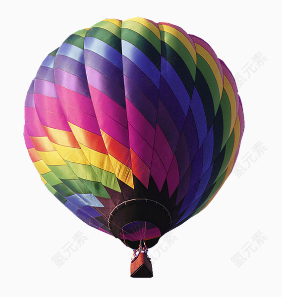 五彩热气球