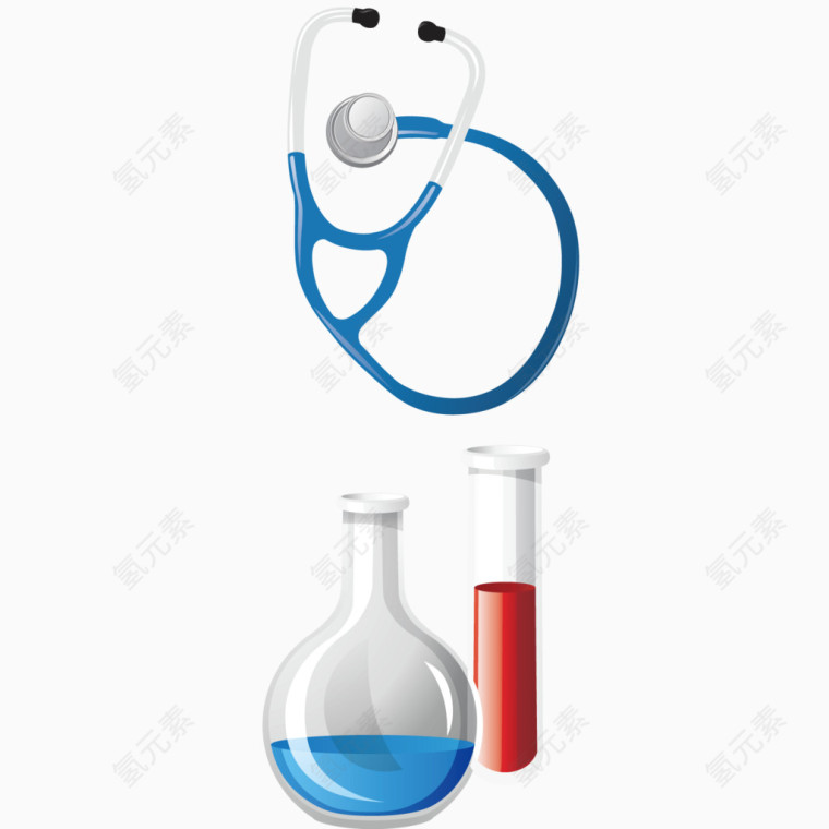 矢量医学试管工具