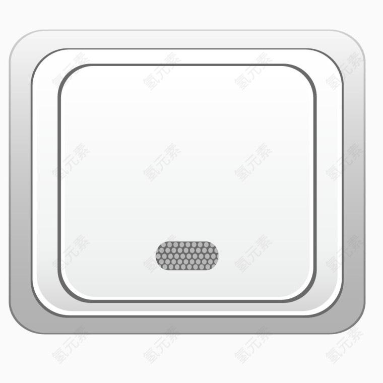 灰色质感电灯开关面板