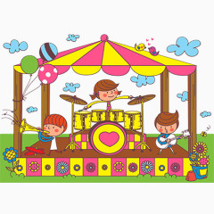 音乐表演舞台模型