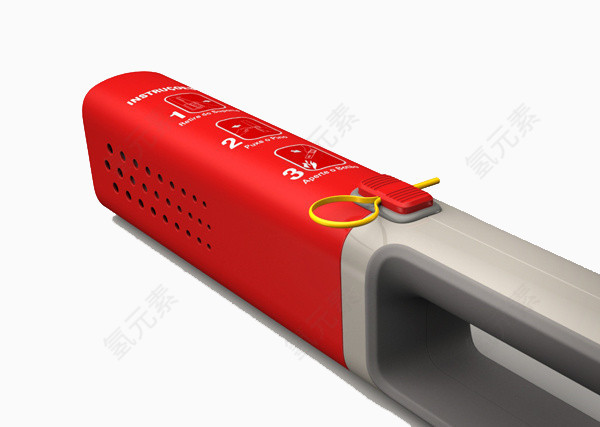 红色小巧灭火器