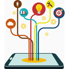 手机上的弯道分类标签