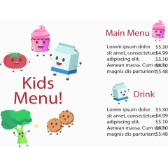 健康饮食菜单模板