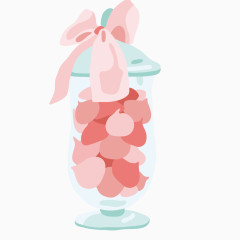 糖果玻璃图案矢量