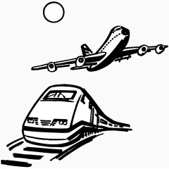 黑色的运输工具