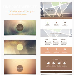 矢量网页设计效果图