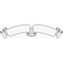 欧式复古花边飘带装饰元素