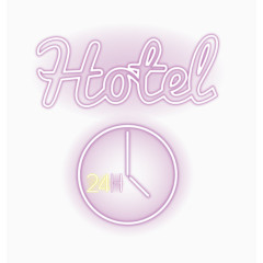 矢量24小时酒店