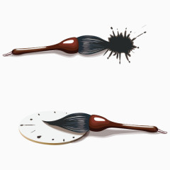 中国古代专用笔矢量