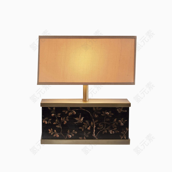 纱布棕色灯具