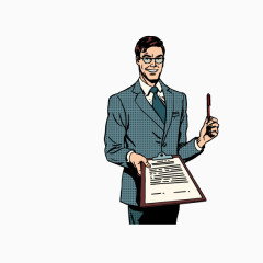 拿考勤表的领导