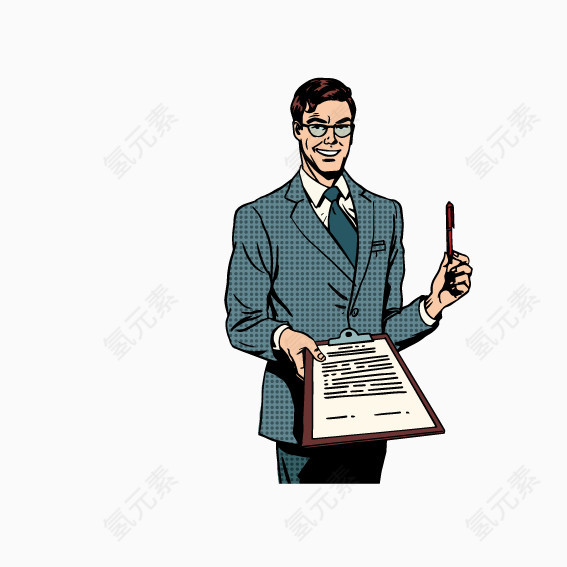 拿考勤表的领导