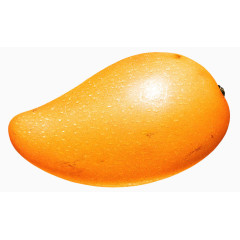 有质感的新鲜黄色大芒果