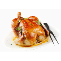 感恩节烤鸡大餐