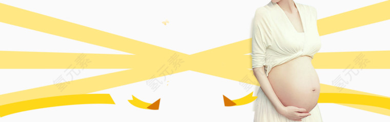母亲节孕妈活动背景banner