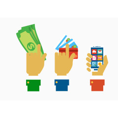 矢量付款方式素材