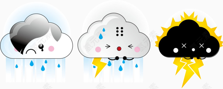 乌云矢量图