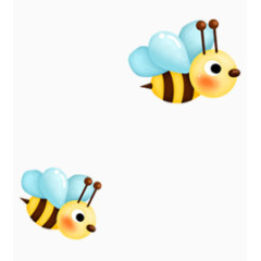 唯美卡通可爱小蜜蜂