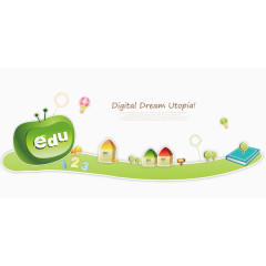 教育机构插画素材矢量