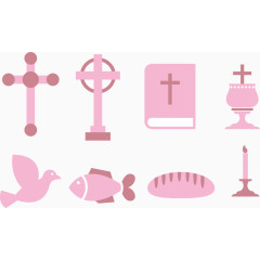 矢量图基督教的信仰