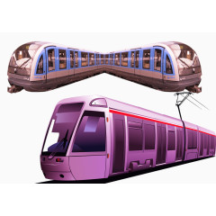 多彩的高铁素材