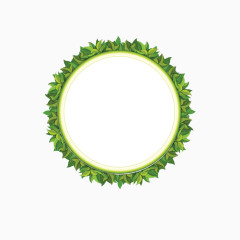 圆形叶子圆环