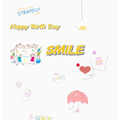 艺术照片插图元素