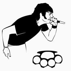 矢量手绘png人物音乐狂欢