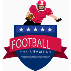 蓝红色足球海报