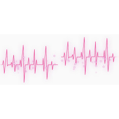 粉色线条折线图