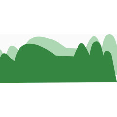 山坡绿草