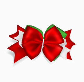 红色蝴蝶结矢量元素