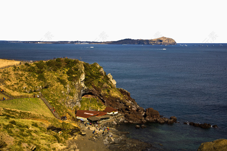 城山日出峰海湾风景