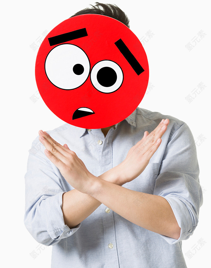 拒绝停止手势图片