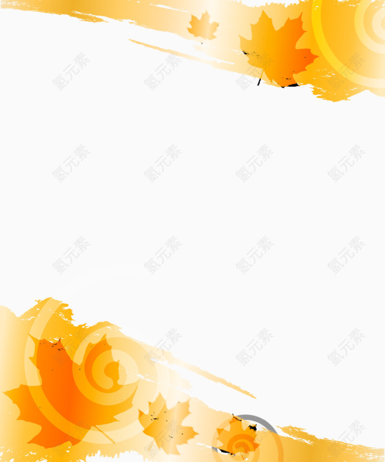 秋叶底纹