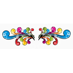 矢量手绘装饰花纹