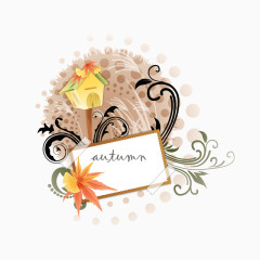 秋天设计元素