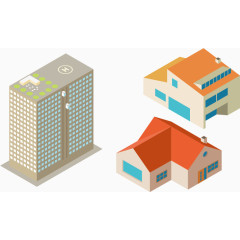 建筑高楼城镇都市地产