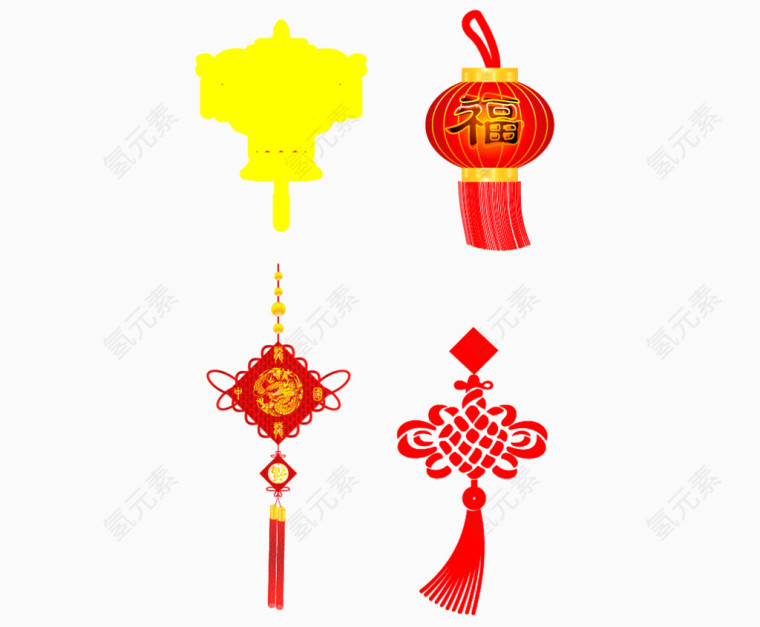 挂饰中国结福