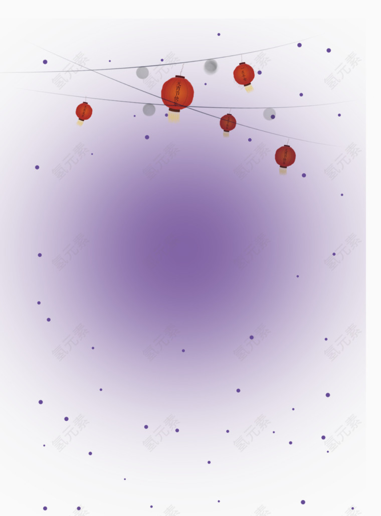 红灯笼星空背景效果图