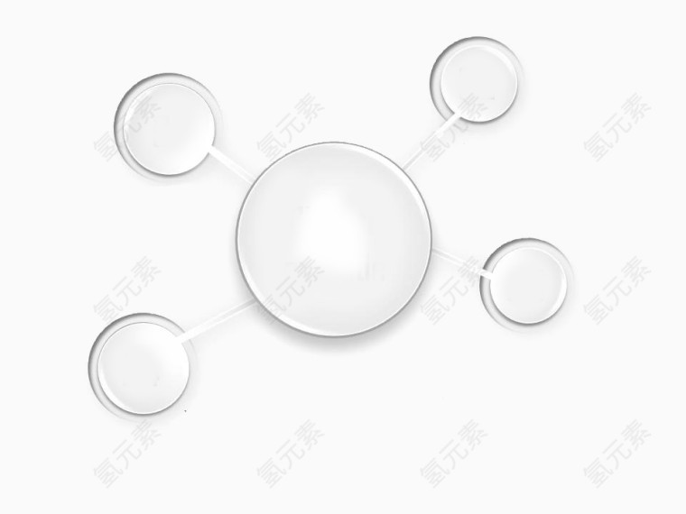 4项事物描绘ppt图表