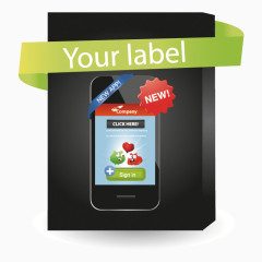 网站新品宣传图标