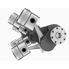 汽车发动机摄影图片